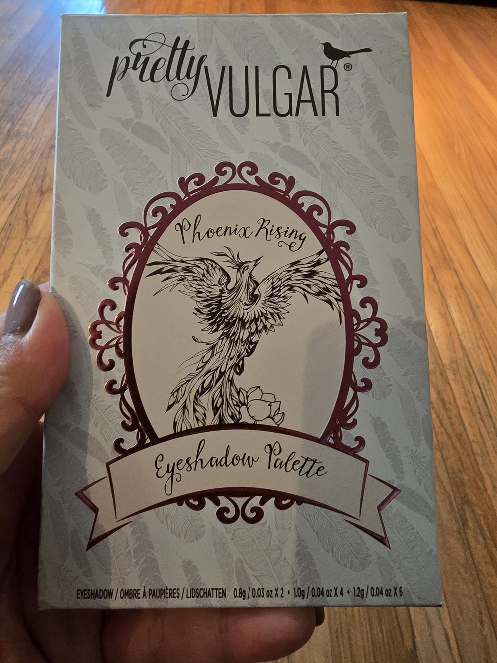 Pretty Vulgar Phoenix Rising Eyeshadow Palette - Cream & Burgundy